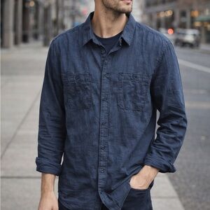 American Rag men’s button-down shirt (Medium, 100% Cotton)